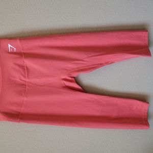 Gymshark Training Cropped Tights Orange Large